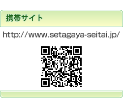 世田谷カイロプラクティック整体院の携帯サイト:www.naosuseitai.jp/m/