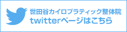 世田谷カイロプラティック整体院twitter